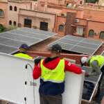 Installation d'énergie solaire sur toits plats
